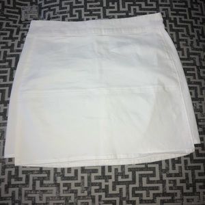 White skirt